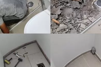 Vazamento em banheiro